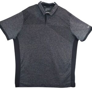 Nike Golf Tour Performance Dri-Fit Men's Polo Shirt XXL Heathered Gray